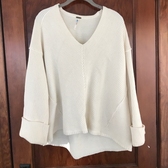 Free People Sweaters - Free People La Brea V-neck Bell Sleeve Sweater